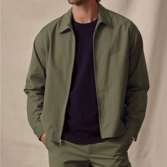Velvet by Graham & Spencer Alton Poplin Zip-Up Jacket - Olive - Picture 1 of 3